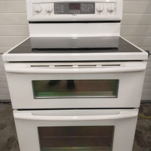 USED ELECTRICAL STOVE WHIRLPOOL WITH DOUBLE OVEN YMET8885XW00 5