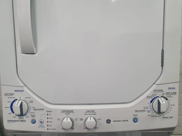 USED LAUNDRY CENTER GE APPARTMENT SIZE GUAP240EM5WW
