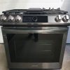USED SADMSUNG GAS PROPANE STOVE LESS THAN 1 YEAR NX58T5601SS/AC