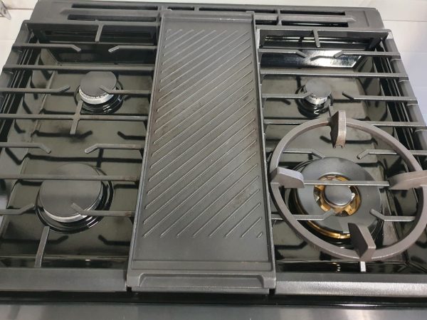 Used Samsung Less Than 1 Year Gas (propane) Stove Nx60t8711sg/aa