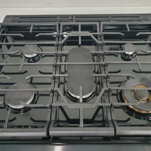 USED LESS THAN 1 YEAR GAS STOVE NX60T8511SGAA Range Slide In 30 Exterior Width Self Clean Convection 5 Burners Sealed Burners 3