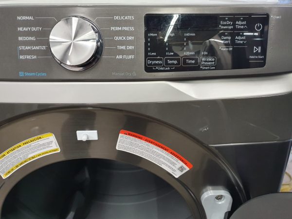 Used Less Than 1 Year Set Samsung Washer Wf456100ap/us And Gas Dryer Dvg45t6100p/ac