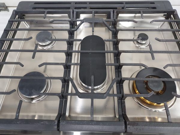 Used Samsung Gas Stove Less Than 1 Year Nx60t8711ss/aa