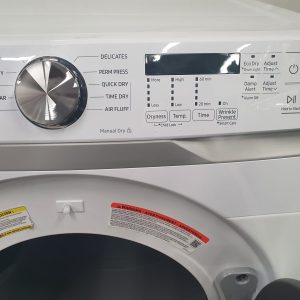 USED SAMSUNG SET WASHER WF50T8500AV AND DRYER DVE45T6005VAC LESS THAN 1 YEAR 3