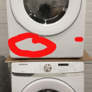 USED SAMSUNG SET WASHER WF50T8500AV AND DRYER DVE45T6005VAC LESS THAN 1 YEAR 5