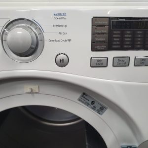 USED SET LG WASHER WM3170CW 4.5 CU.FT AND DRYER DLE3170W 7.2 CU.FT 392728 1