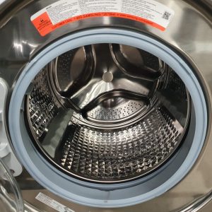USED SET SAMSUNG WASHER WF45M5500AP 5.2 CU.FT AND DRYER DVE45M5500PAC 7.5 CU 3