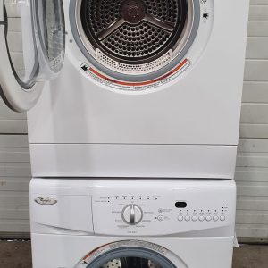USED SET WHIRLPOOL APPARTMENT SIZE WASHER WFC7500VW2 AND DRYER YWED7500VW 342423 3