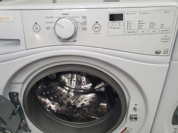 USED SET WHIRLPOOL WASHER WFW72HEDW0 AND DRYER YWED72HEDW1