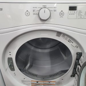 USED SET WHIRLPOOL WASHER WFW72HEDW0 4.2 CU.FT AND DRYER YWED72HEDW1 7.5 CU 3