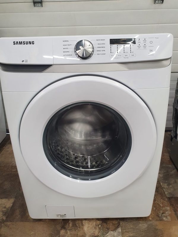 OPEN BOX FLOOR MODEL SAMSUNG WASHER WF45T6000AW/A5