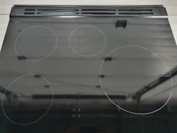 OPEN BOX SAMSUNG INDUCTION SLIDE IN STOVE NE63T8951SS