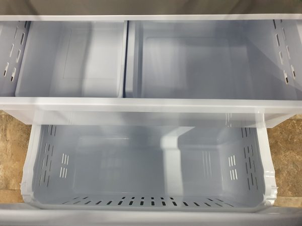 Open Box Samsung Refrigerator Floor Model Rf18a5101sr Counter Depth