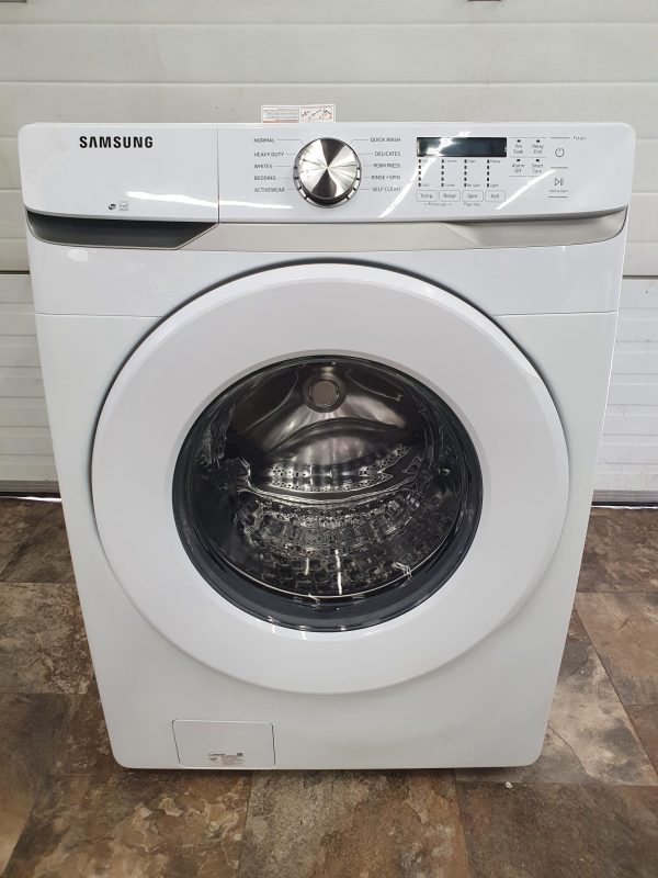 OPEN BOX SAMSUNG WASHER FLOOR MODEL WF45T6000AW/A5