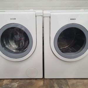 USED BOSCH SET WASHER WFWC2201UC/13 AND DRYER WTMC3321CN/05