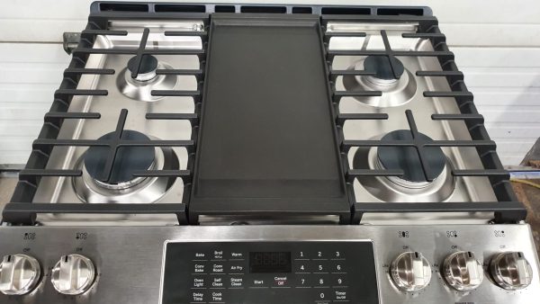 USED GE GAS STOVE JCGS760SP2SS