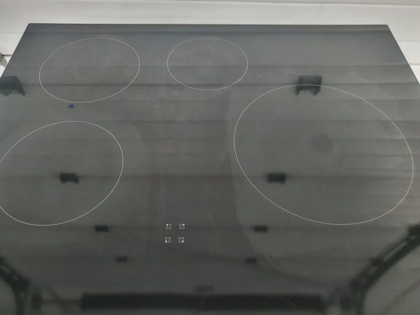USED SAMSUNG INDUCTION STOVE LESS THAN 1 YEAR NE58K9560WS/AC