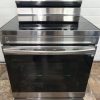 USED SAMSUNG ELECTRICAL SLIDE IN STOVE LESS THAN 1 YEAR NE58K9500SG