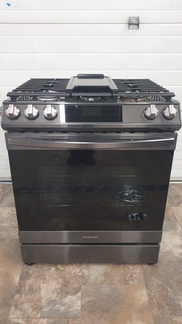 Used Samsung Gas Stove Less Than 1 Year NX60T8511SG/AA