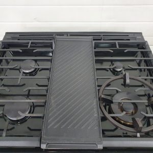 USED SAMSUNG GAS STOVE LESS THAN 1 YEAR NX60T8511SSAA 3 1