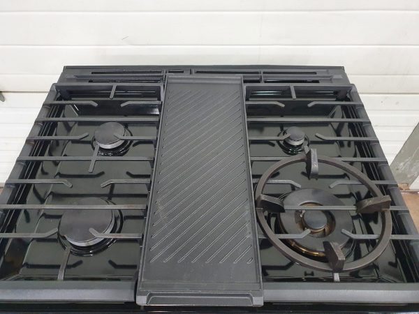 USED SAMSUNG GAS STOVE LESS THAN 1 YEAR NX60T8511SS/AA