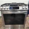 USED SAMSUNG GAS STOVE LESS THAN 1 YEAR NX60T8711SG/AA