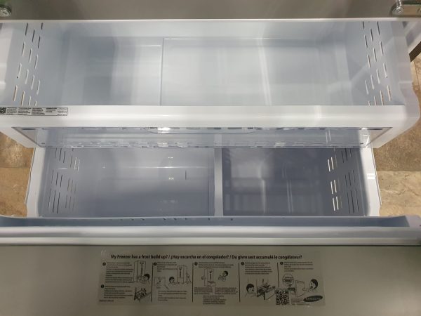 Used Less Than 1 Year Samsung Refrigerator Counter Depth RF23HCEDBSR