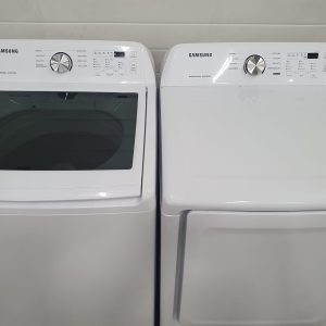 USED SAMSUNG SET LESS THAN 1 YEAR WASHER AND DRYER 2