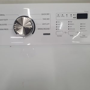 USED SAMSUNG SET LESS THAN 1 YEAR WASHER AND DRYER 6