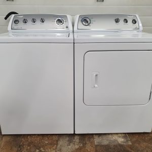 USED WHIRLPOOL SET WASHER AND DRYER