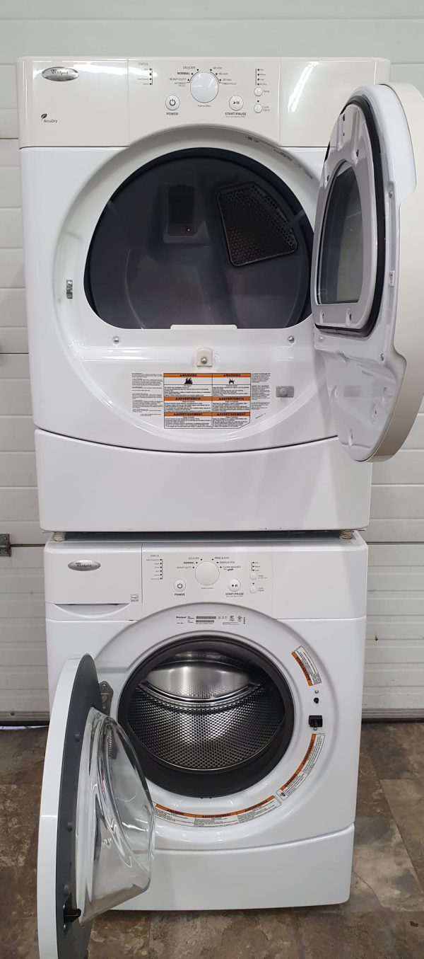 Used Whirlpool Set Washing Machine Wfw9050xw0 And Dryer Ywed9050xw1