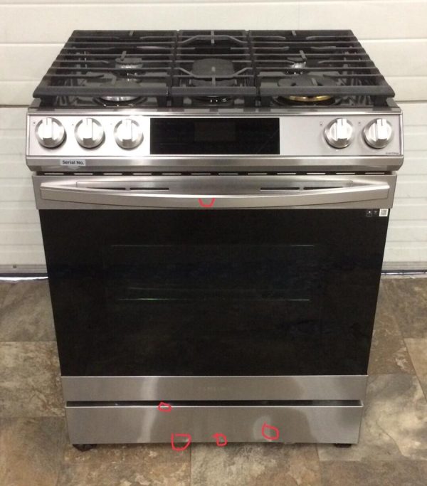 Used Samsung Gas Stove Less Than 1 Year Nx60t8511ss/aa