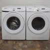 USED SAMSUNG SET WASHER WA44A3205AW AND DRYER DVE45T3200W