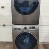 OPEN BOX SAMSUNG SET WASHER WF45R6100AP AND DRYER DVE45T6100P/AC