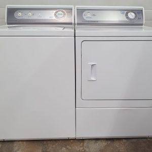 USED COMMERCIAL SET ALLIANCE HUEBSCH WASHER AWZ51NW 1102 DRYER AEZ17AWF1702 2