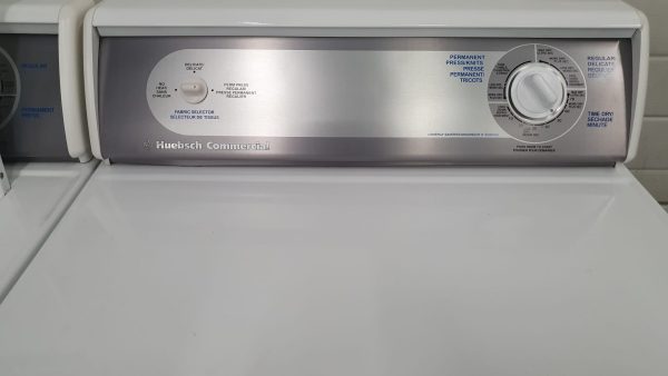 Used Commercial Set Alliance Huebsch Washer AWZ51NW-1102 & Dryer AEZ17AWF1702