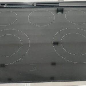 USED SAMSUNG ELECTRICAL SLIDE IN STOVE LESS THAN 1 YEAR NEW COOKTOP NE63T8111SS 1