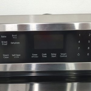 USED SAMSUNG ELECTRICAL STOVE NE63A6511SSAC LESS THAN 1 YEAR 1
