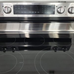 USED SAMSUNG ELECTRICAL STOVE NE63A6511SSAC LESS THAN 1 YEAR 2