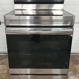 USED SAMSUNG ELECTRICAL STOVE NE63A6511SSAC LESS THAN 1 YEAR 3
