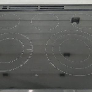 USED SAMSUNG ELECTRICAL STOVE NE63T8711SSAC LESS THAN 1 YEAR NEW COOKTOP 4