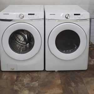 USED SAMSUNG SET WASHER WF45T6000AW AND DRYER DVE45T6005WAC LESS THAN 1 YEAR 4