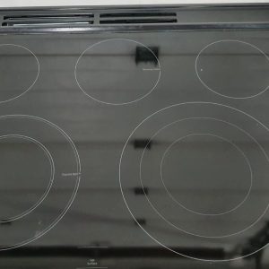 USED SAMSUNG SLIDE IN ELECTRICAL STOVE NE63T8751SGAC LESS THAN 1 YEAR NEW COOKTOP 3