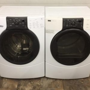 USED KENMORE SET WASHER 120.45862404 DRYER 120 5