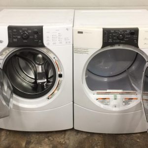 USED KENMORE SET WASHER 120.45862404 DRYER 120 6