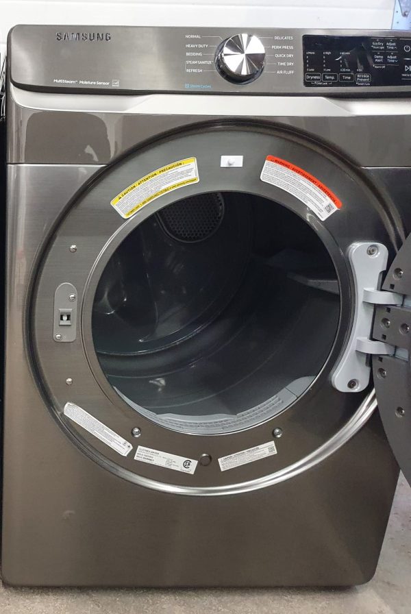 Used Less Than 1 Year Samsung Gas Dryer DVG45T6100P/AC