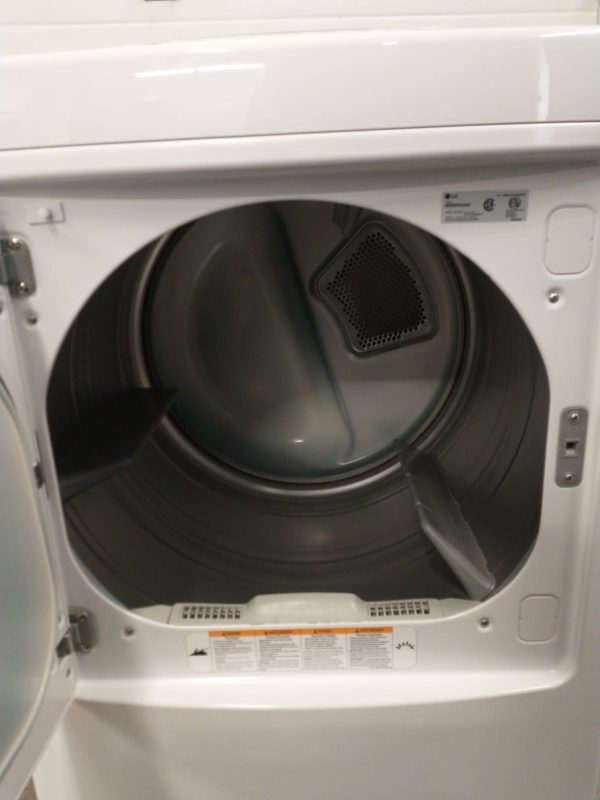 Used LG Set Washer WT1101CW & Dryer DLE1101W