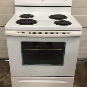 USED WHIRLPOOL ELECTRICAL STOVE WRF115LXVQ0 4