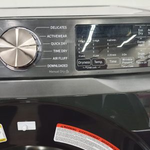 Open Box Samsung Set Washer WF50T8500AV and Dryer DVE50R8500V 7