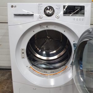 USED LG ELECTRICAL VENTLESS DRYER DLEC888W APPARTMENTSIZE 1